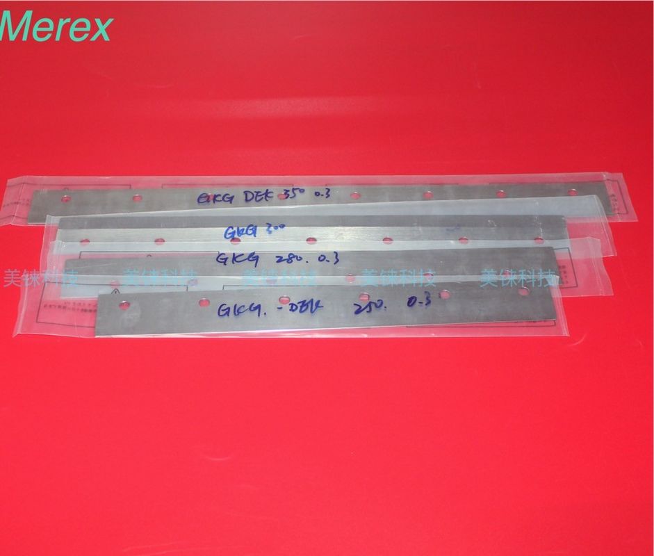 Части 0.3mmx350 300 печатной машины лезвия GKG скребка Dek Smt запасные 280 250mm